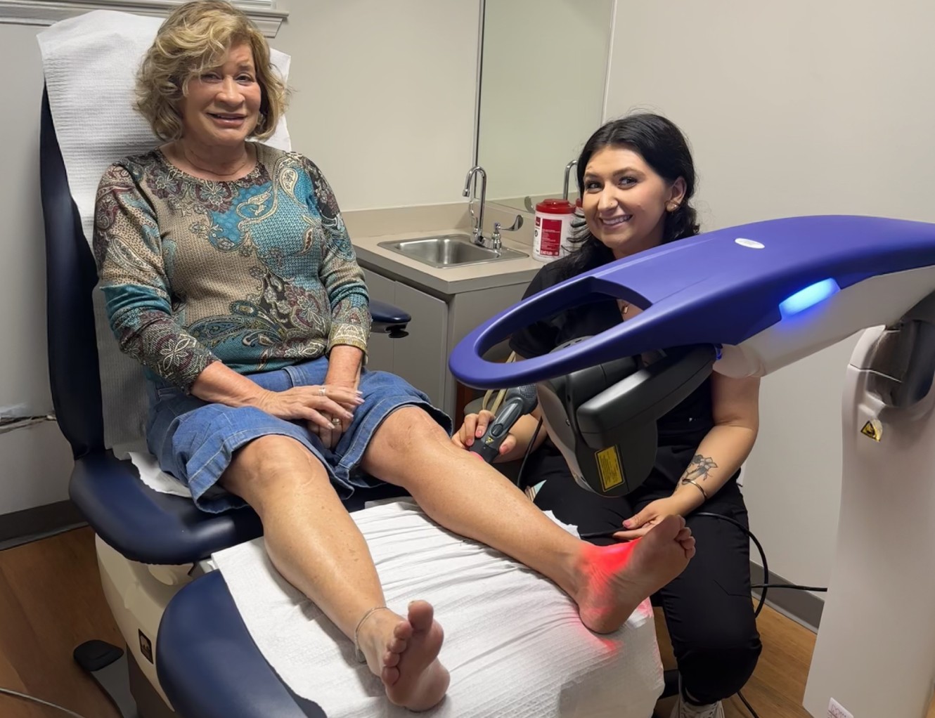 Patient treatment in our office